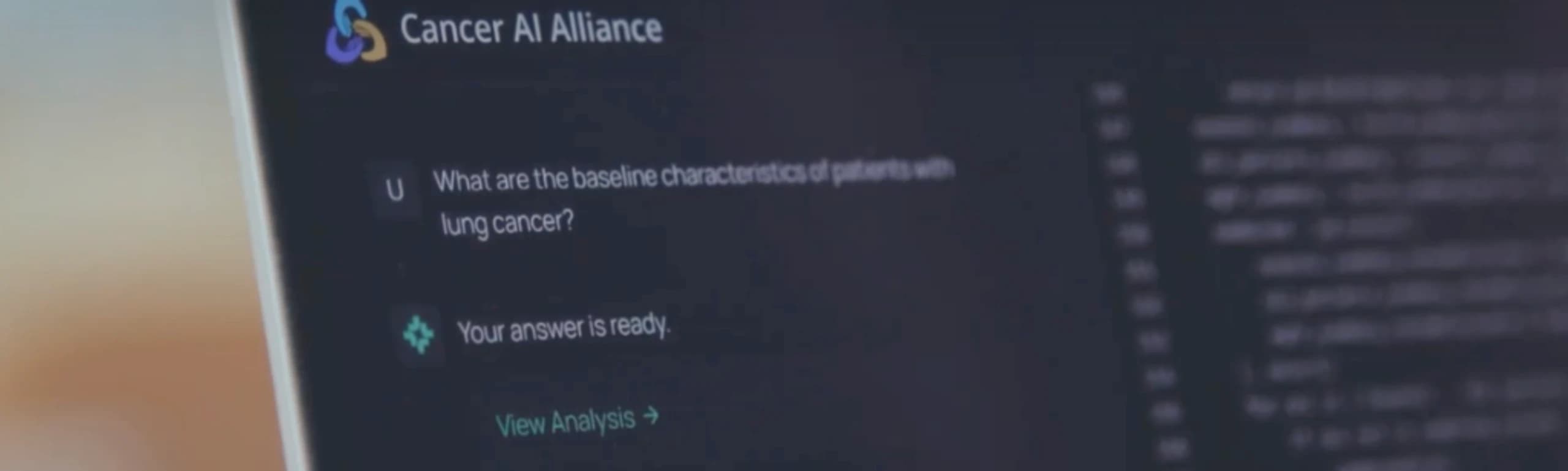Cancer AI Alliance Interface