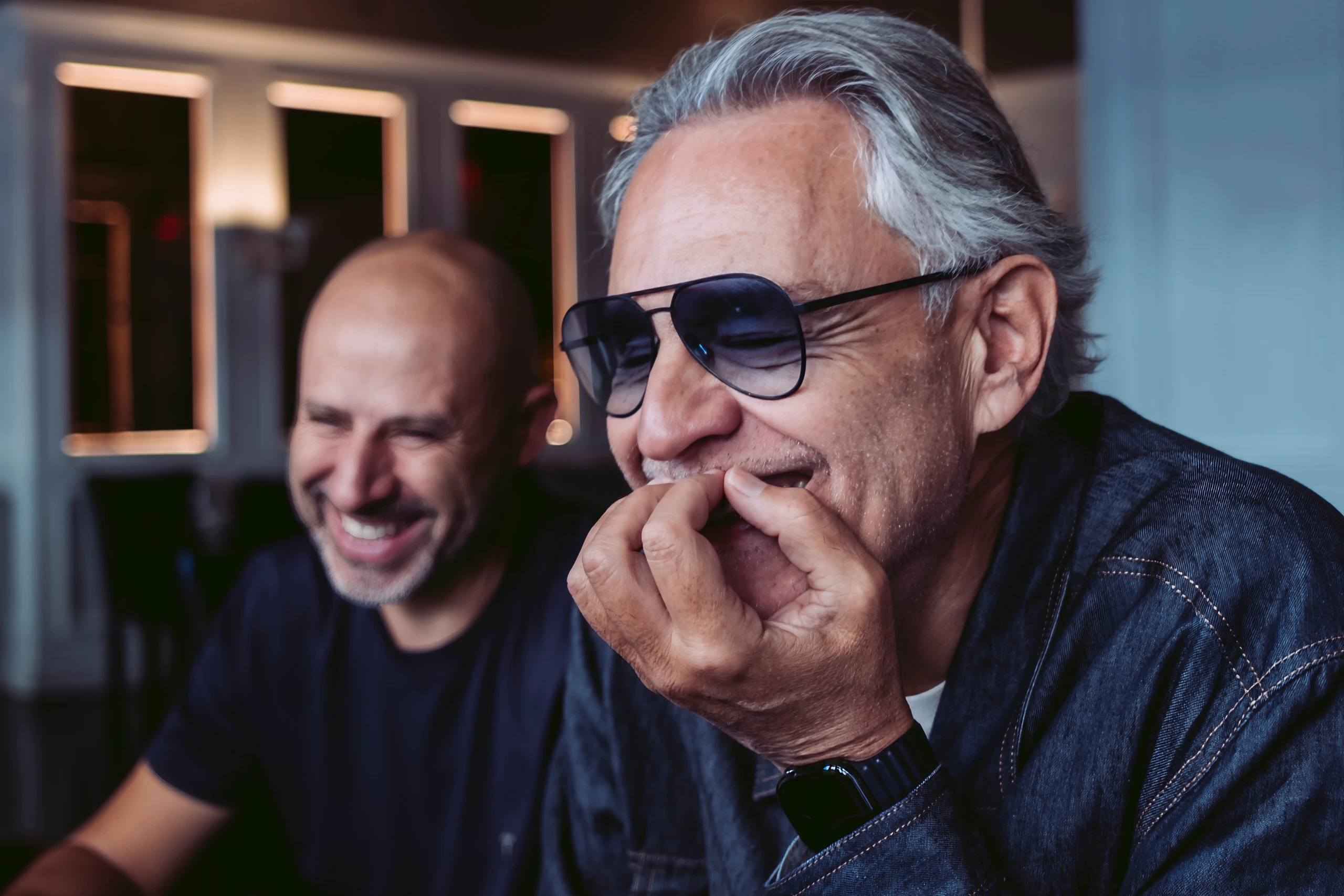 Andrea Bocelli Smiling